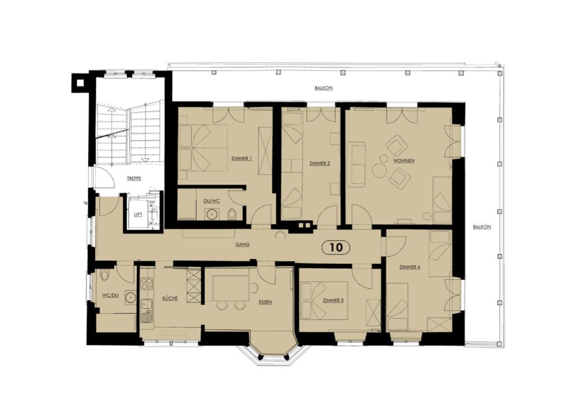 Belmont- Apartment Haus Arosa Quarto foto